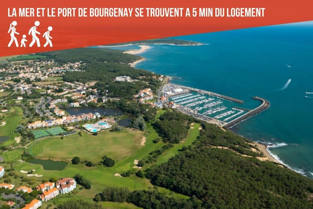 "Le Filet Du Lac" Appartement Atypique, 5 Personnes, Duplex, Vue Lac, Acces Parc Aquatique Gratuit Talmont-Saint-Hilaire Eksteriør billede